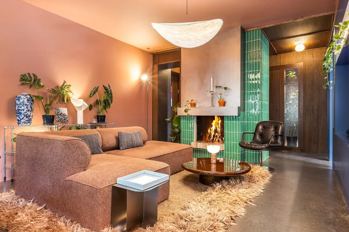 Dark Oak, Terrazzo, and Bold Colors Define This Architect-Designed Oslo Apartment 1 colorful-designer-apartment-oslo-norway
