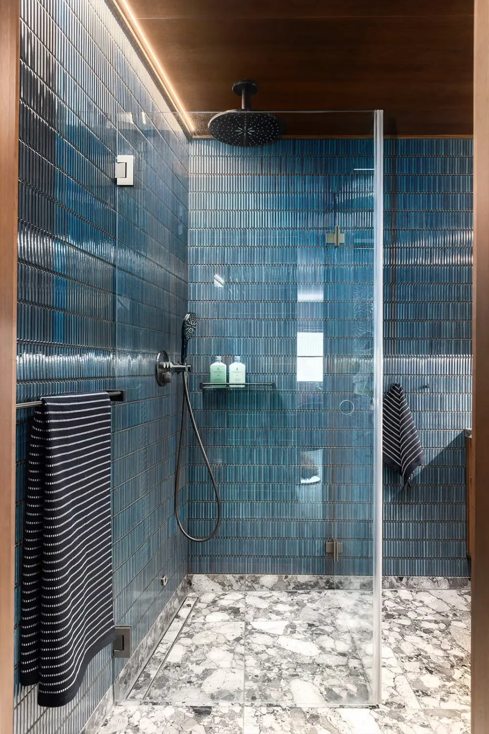 Dark Oak, Terrazzo, and Bold Colors Define This Architect-Designed Oslo Apartment 29 colorful-designer-apartment-oslo-norway
