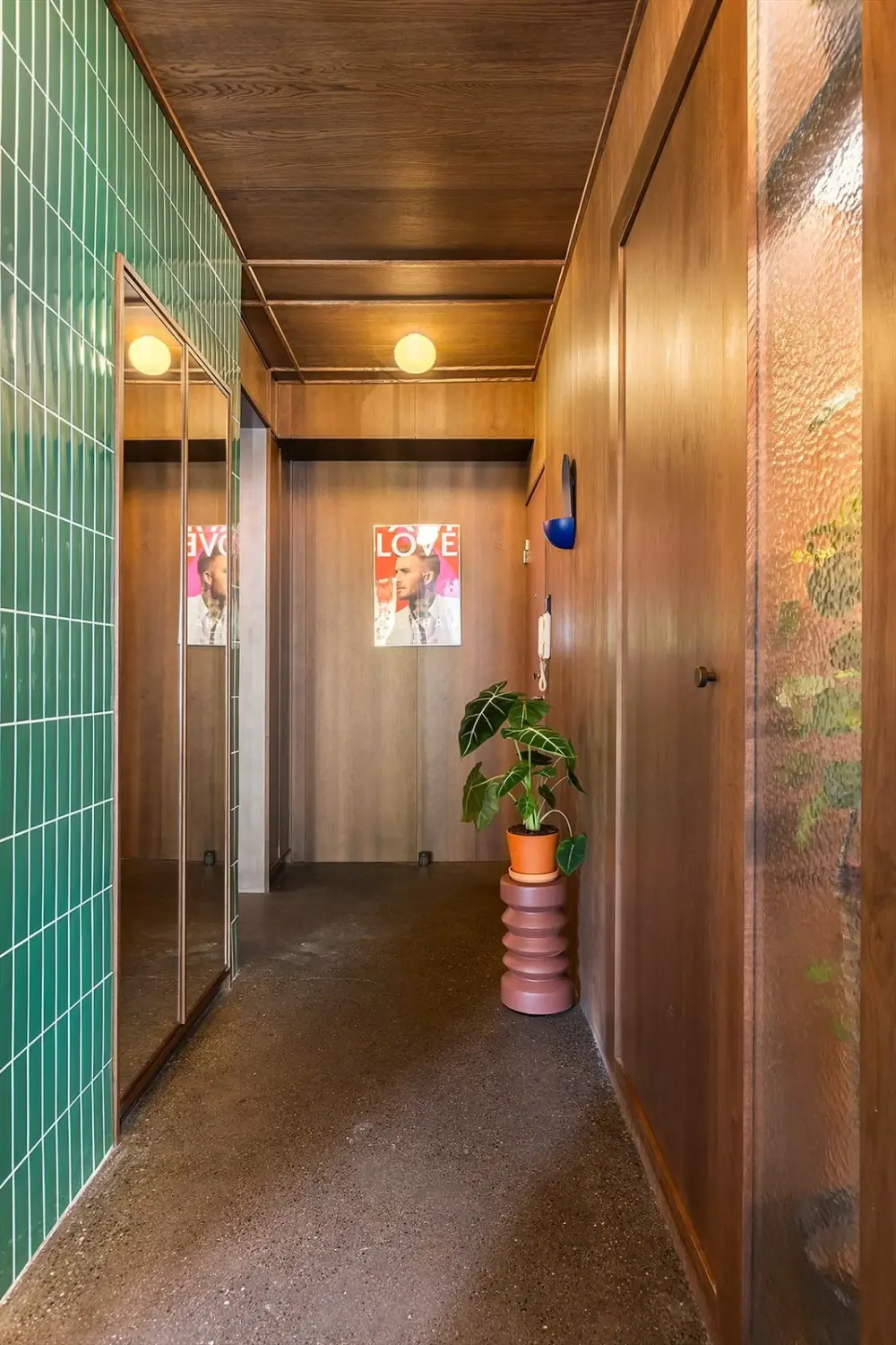 Dark Oak, Terrazzo, and Bold Colors Define This Architect-Designed Oslo Apartment 32 colorful-designer-apartment-oslo-norway