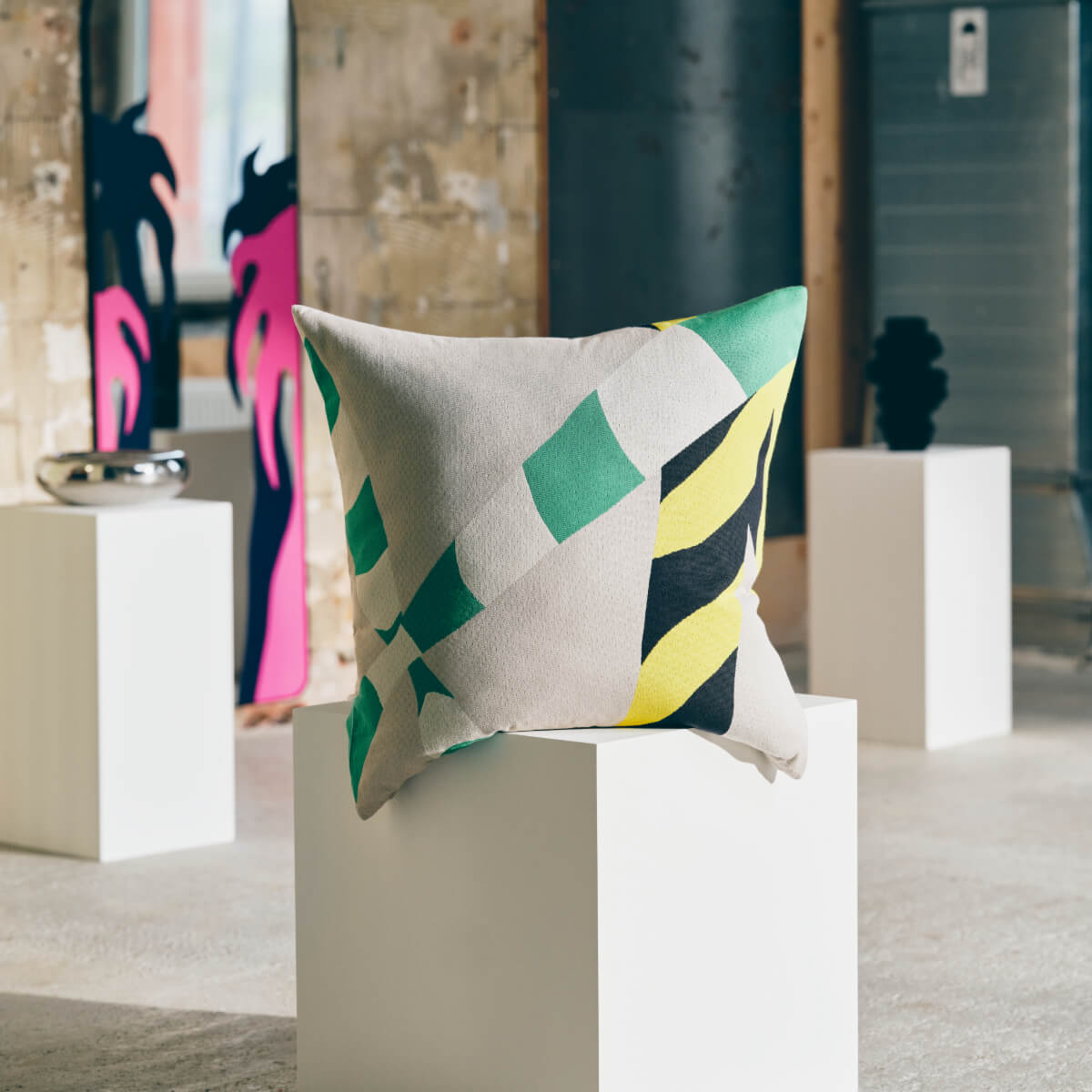 ikea konstrunda cushion The IKEA KONSTRUNDA Collection Turns Everyday Objects Into Art