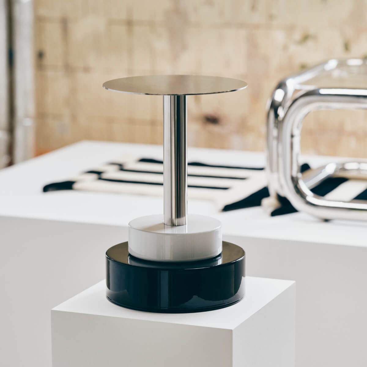 ikea konstrunda side table The IKEA KONSTRUNDA Collection Turns Everyday Objects Into Art
