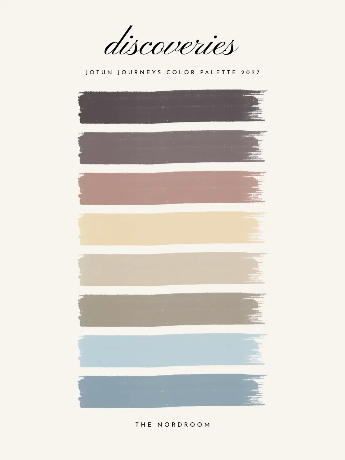 Jotun Launches JOURNEYS: A New Color Collection for 2027 16 jotun discoveries palette journeys color chart 2027 nordroom Jotun Launches JOURNEYS: A New Color Collection for 2027