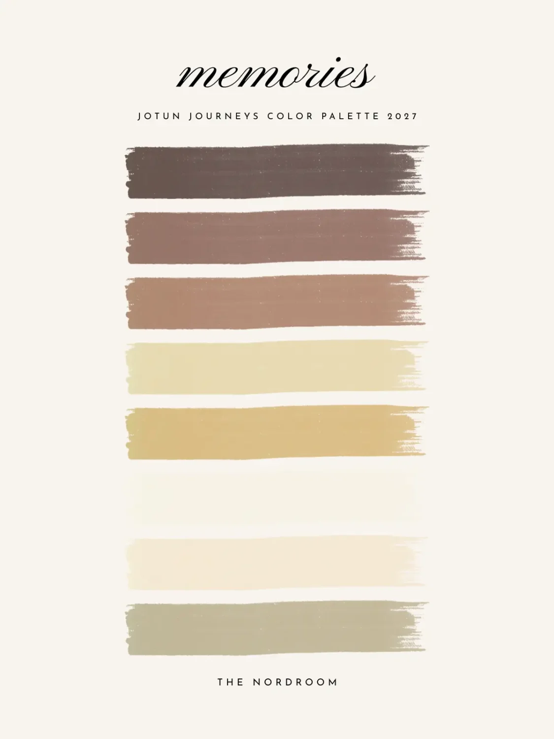 Jotun Launches JOURNEYS: A New Color Collection for 2027 2 jotun memories palette journeys color chart 2027 nordroom Jotun Launches JOURNEYS: A New Color Collection for 2027