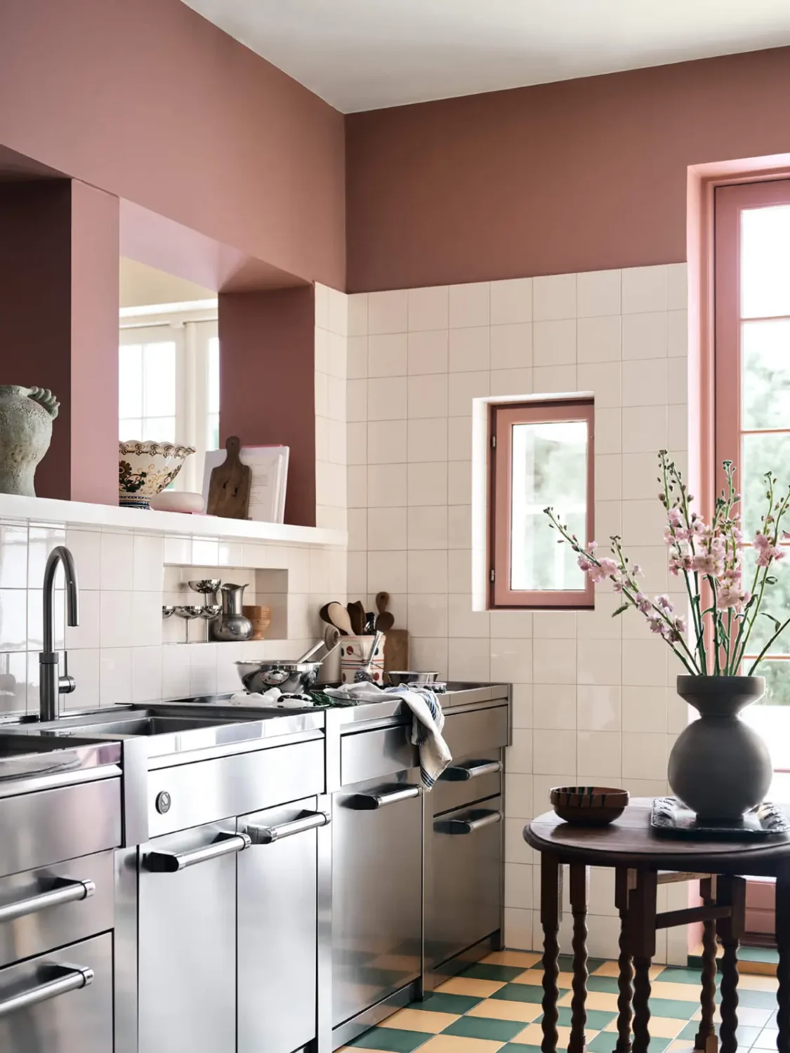Jotun Launches JOURNEYS: A New Color Collection for 2027 17 kitchen-balmy-pink-morning-glow-century-white-jotun-color-chart-2027-journeys-nordroom