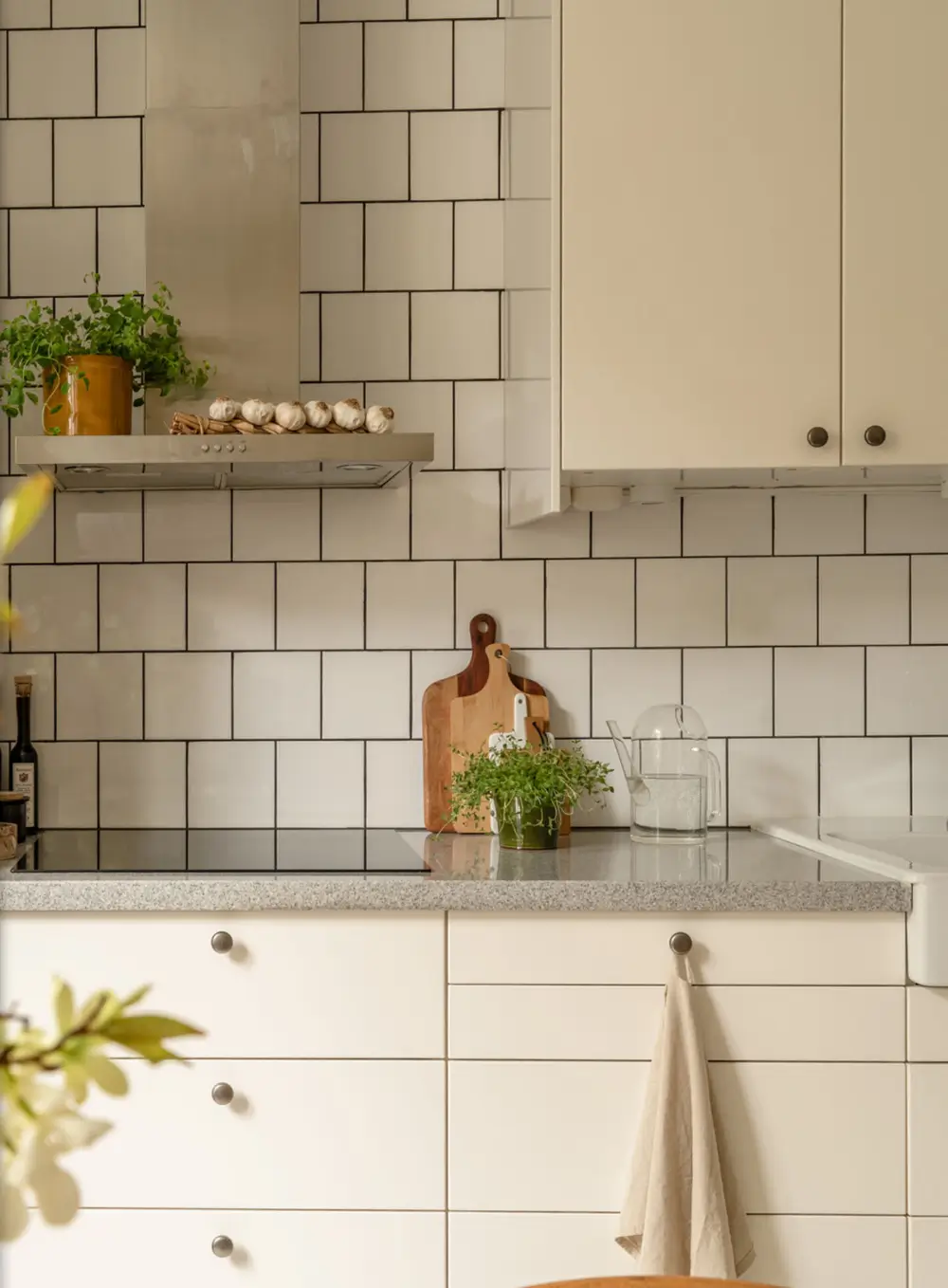 A Dividing Wall with Flea Market Windows Creates a Cozy Sleeping Niche in this Apartment 20 light-filled-turn-of-the-century-apartment-stockholm-nordroom