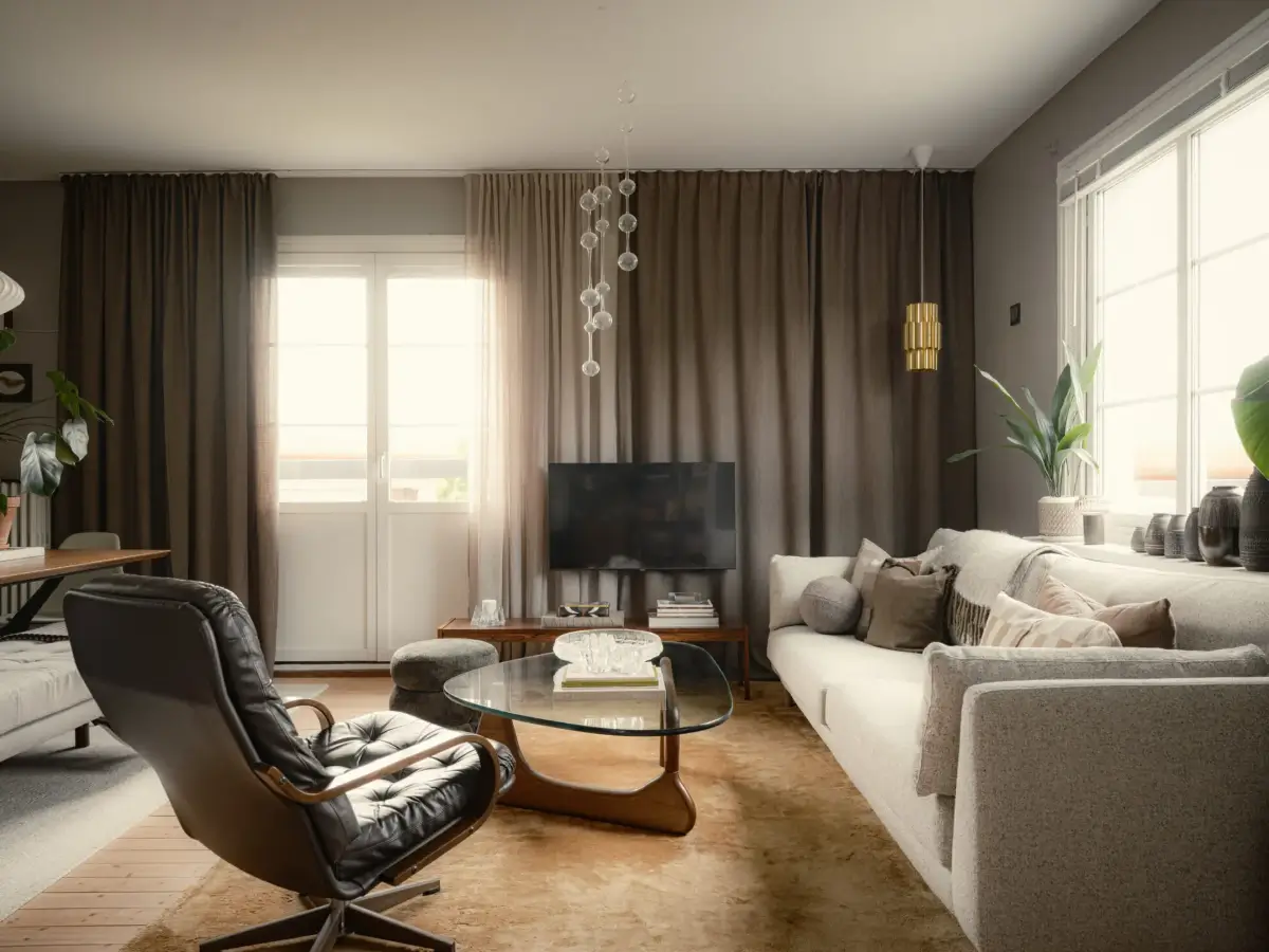 Muted Gray and Ochre Tones in a 1920s Swedish Apartment 7 muted-tones-1920s-apartment-gothenburg