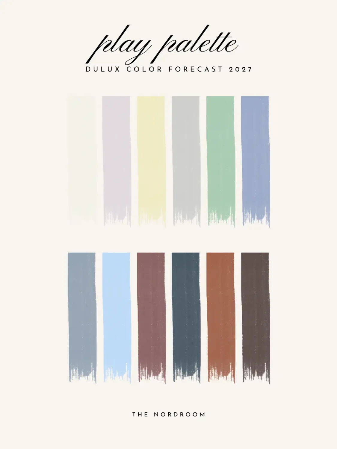 Dulux 2027 Color Forecast Celebrates Personality, Joy, and Mindful Living 3 play-palette-dulux-color-forecast-2027-nordroom