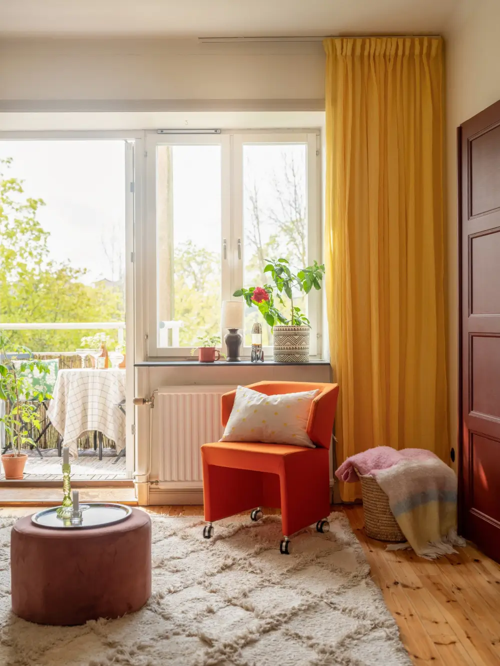 Bright Color Pops and a Red Kitchen in a 1930s Stockholm Apartment 12 unique-red-kitchen-colorful-apartment-stockholm-nordroom