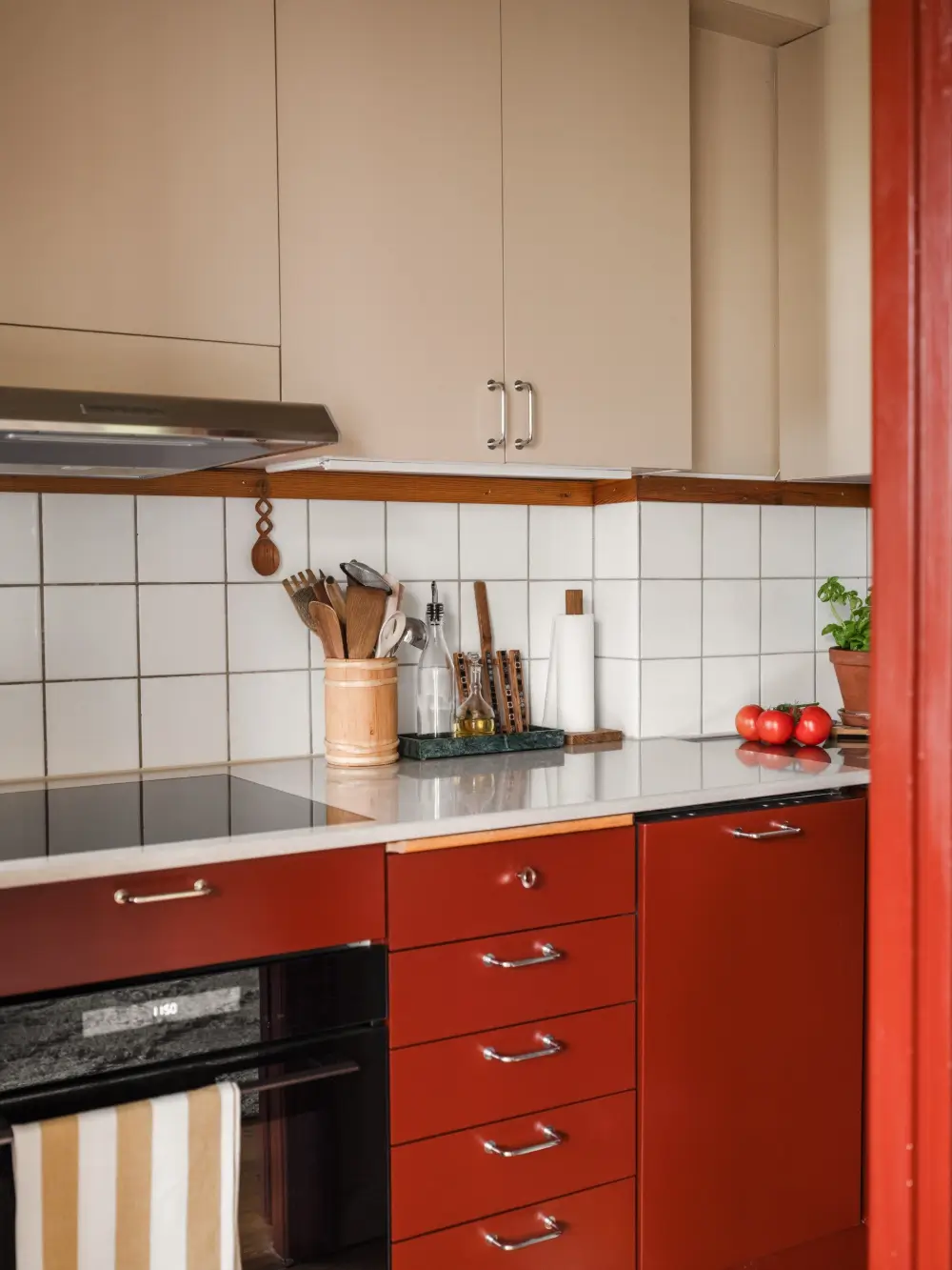 Bright Color Pops and a Red Kitchen in a 1930s Stockholm Apartment 18 unique-red-kitchen-colorful-apartment-stockholm-nordroom