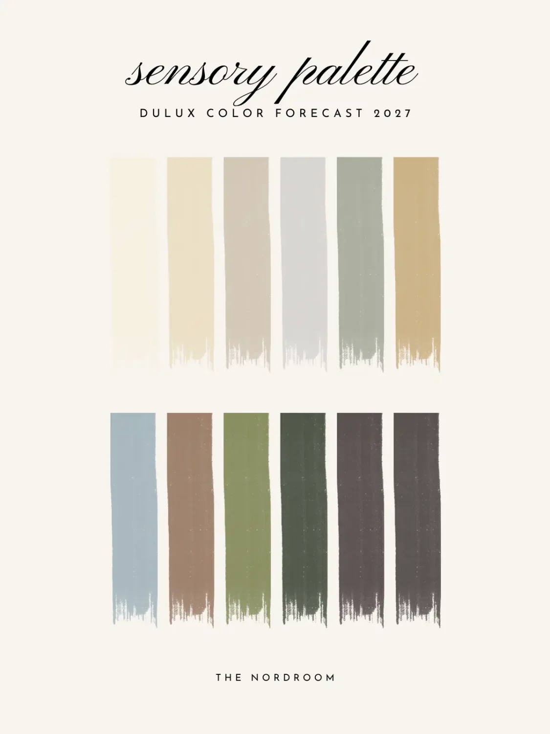 Dulux 2027 Color Forecast Celebrates Personality, Joy, and Mindful Living 13 sensory-palette-dulux-color-forecast-2027-nordroom