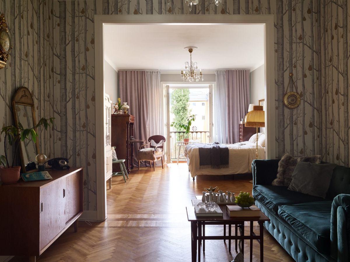 A Soothing Beige and Green Color Palette in a Stockholm Apartment 37 stockholm apartment alternative layout nordroom A Soothing Beige and Green Color Palette in a Stockholm Apartment
