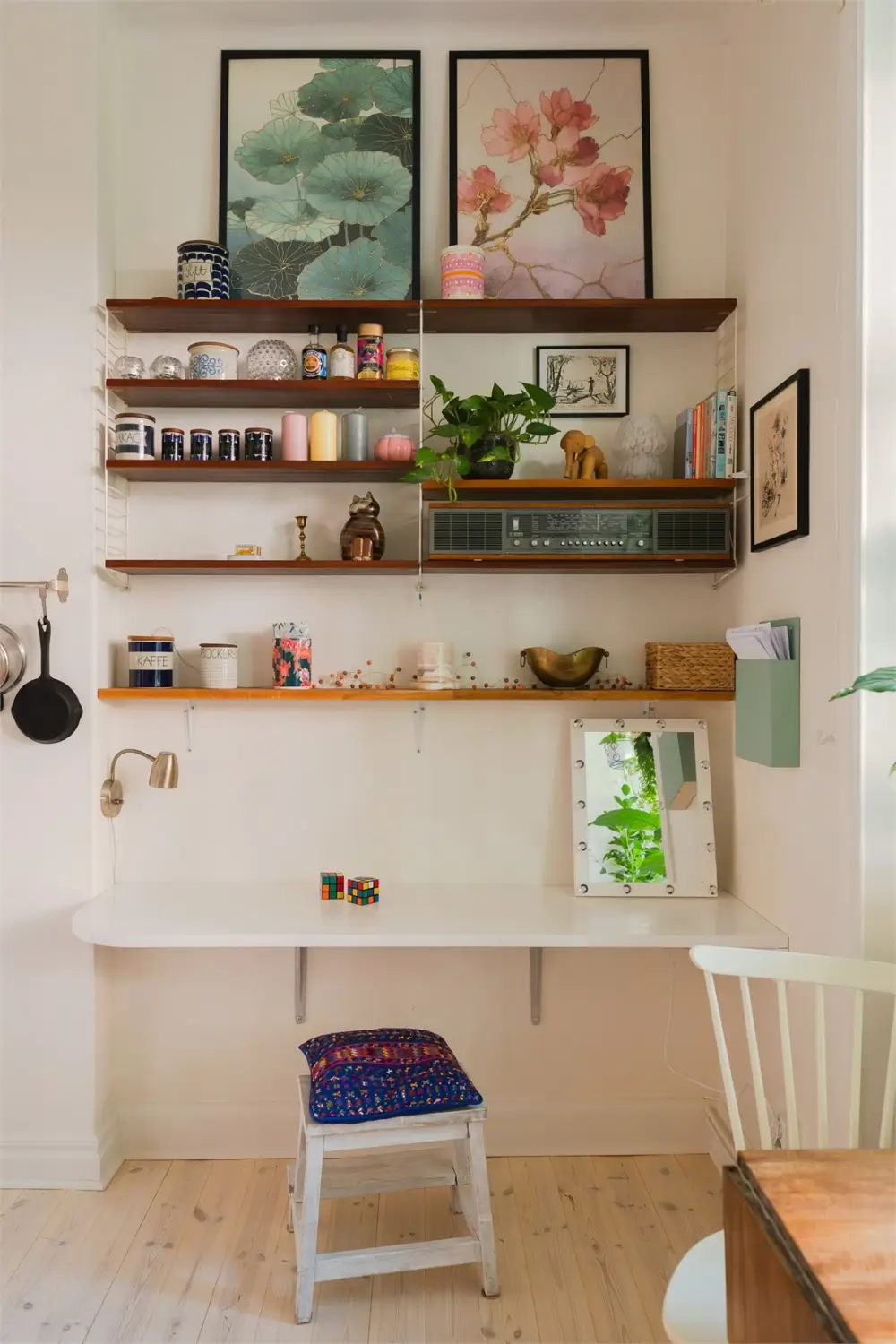 A Teeny Tiny Studio Apartment with a Loft Bed in Stockholm 13 teeny-tiny-studio-apartment-loft-bed-nordroom
