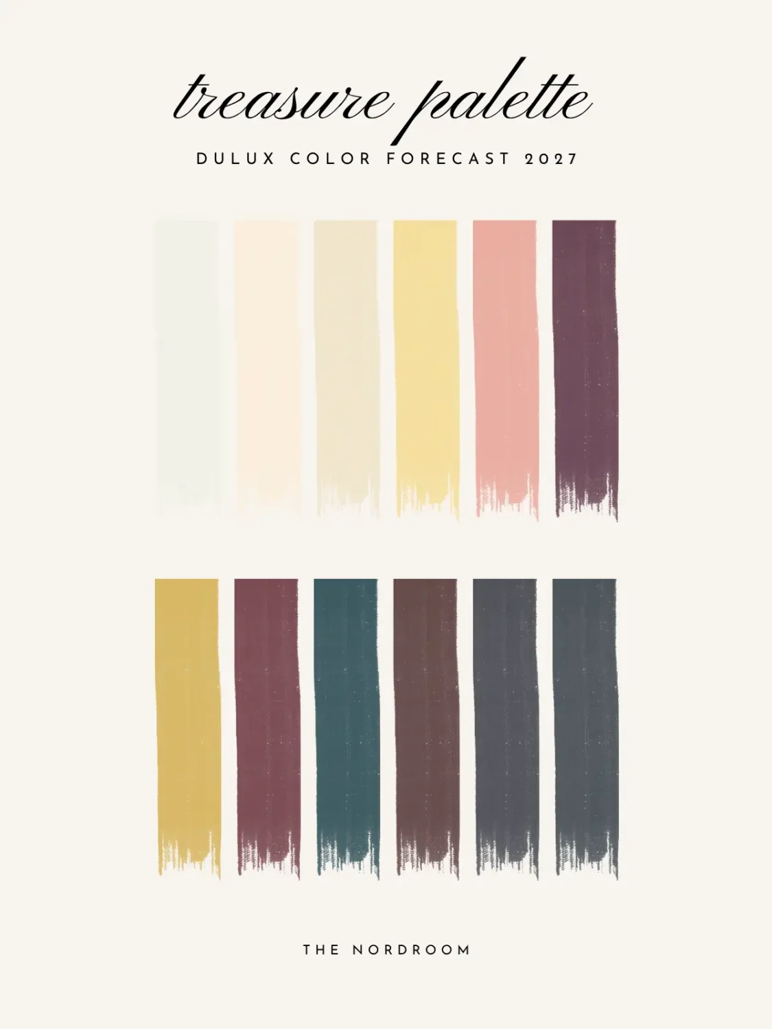 Dulux 2027 Color Forecast Celebrates Personality, Joy, and Mindful Living 8 treasure-palette-dulux-color-forecast-2027-nordroom
