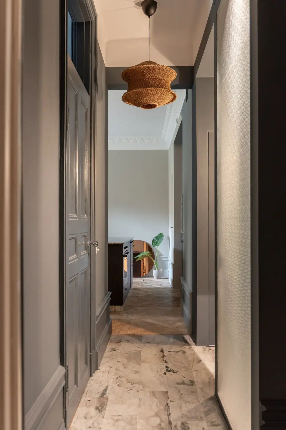 Before & After: Swedish Marble and Muted Tones in a Small Courtyard Apartment 38 before-after-small-ground-floor-apartment-early-20th-century-stockholm