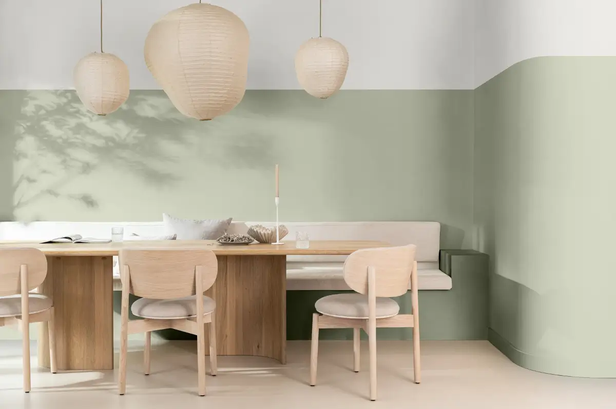 Dulux 2027 Color of the Year: A Soft, Silvery and Quietly Uplifting Green 5 flexa-dulux-color-of-the-year-2027-soulful-sage-nordroom4
