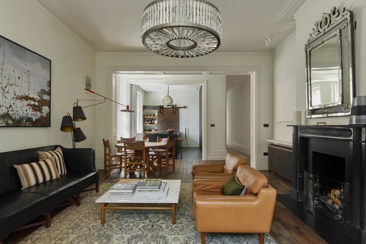 A Refined Riverside Apartment with Reclaimed Elements in Chelsea’s Historic “Writer’s Block” 4 elegant-renovated-interiors-19th-century-apartment-chelsea-london-nordroom