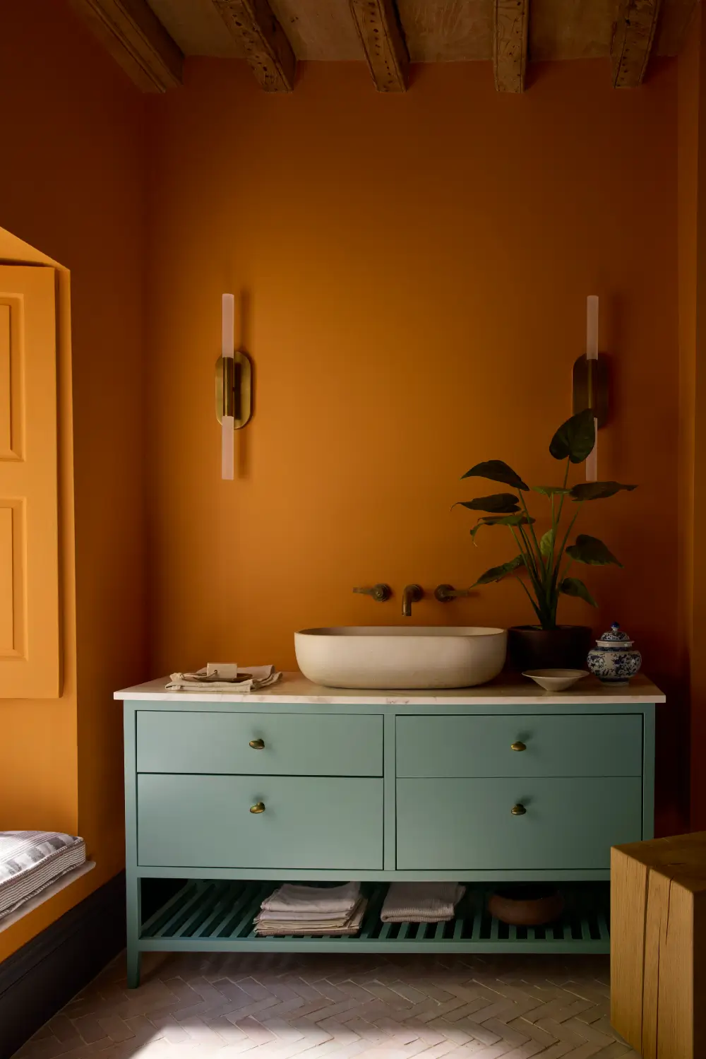 Little Greene Introduces 26 New Colors Across Two Updated Collections 12 little-greene-new-colors-2026-Ashes of Marigold-Perpetual Blue-nordroom1