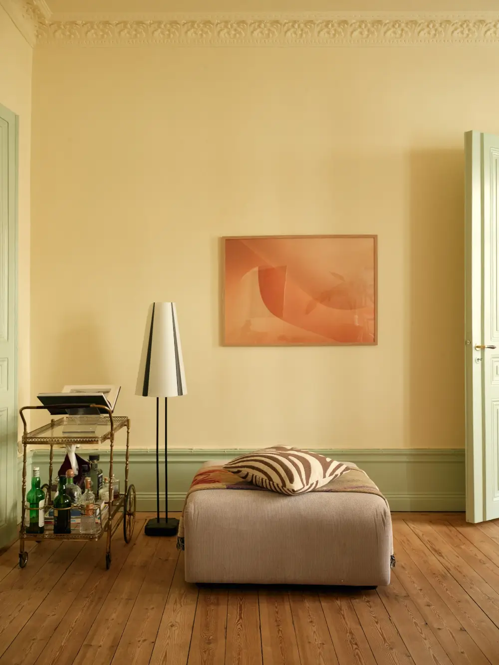 Before & After: A Colorful, Modern Update for a Late 19th-Century Apartment 21 pink-kitchen-painted-green-joinery-late-19th-century-stockholm-apartment-nordroom