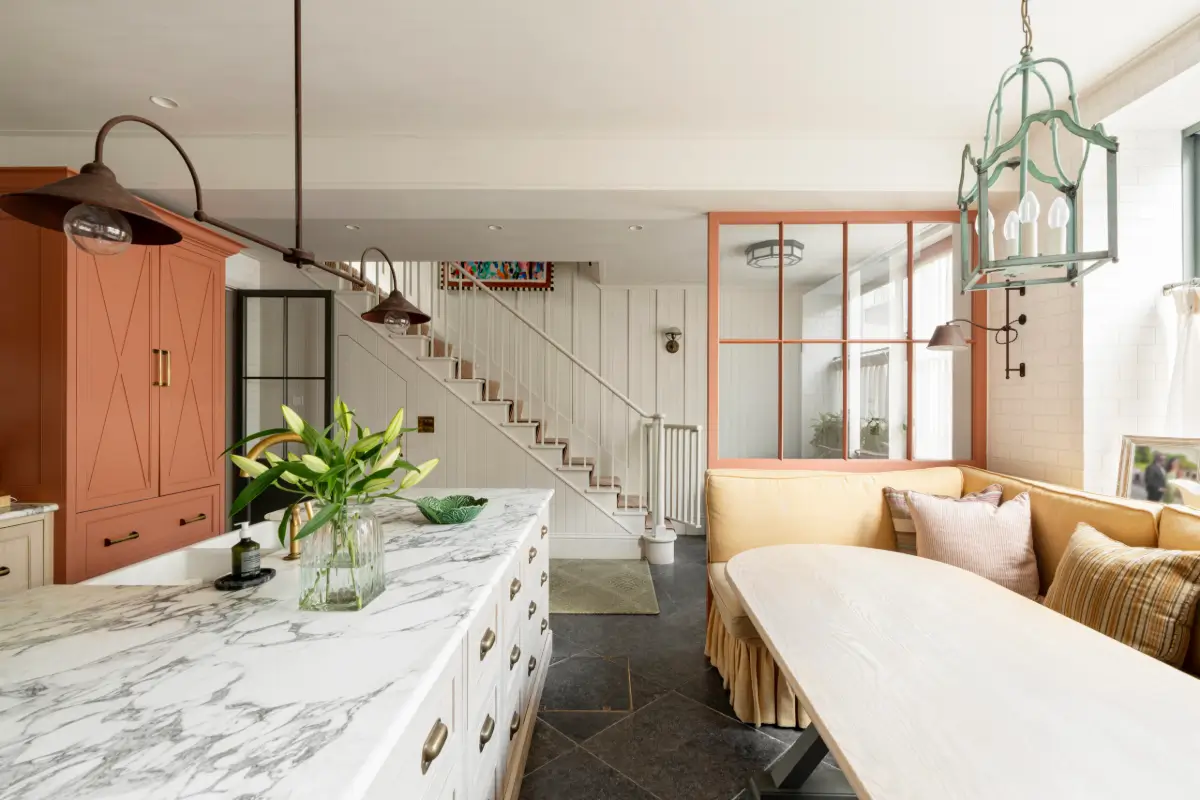 A Stylish Notting Hill Mews House Filled With Color and Bespoke Details