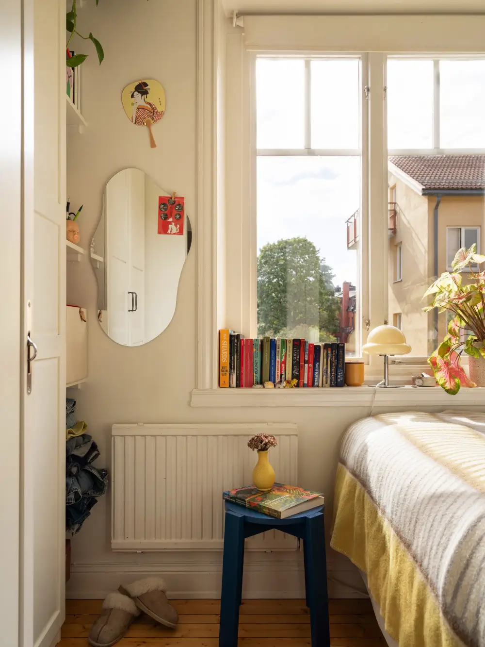 A Small Stockholm Corner Apartment Updated with a Butter-Yellow Kitchen 14 small-corner-apartment-yellow-kitchen-nordroom