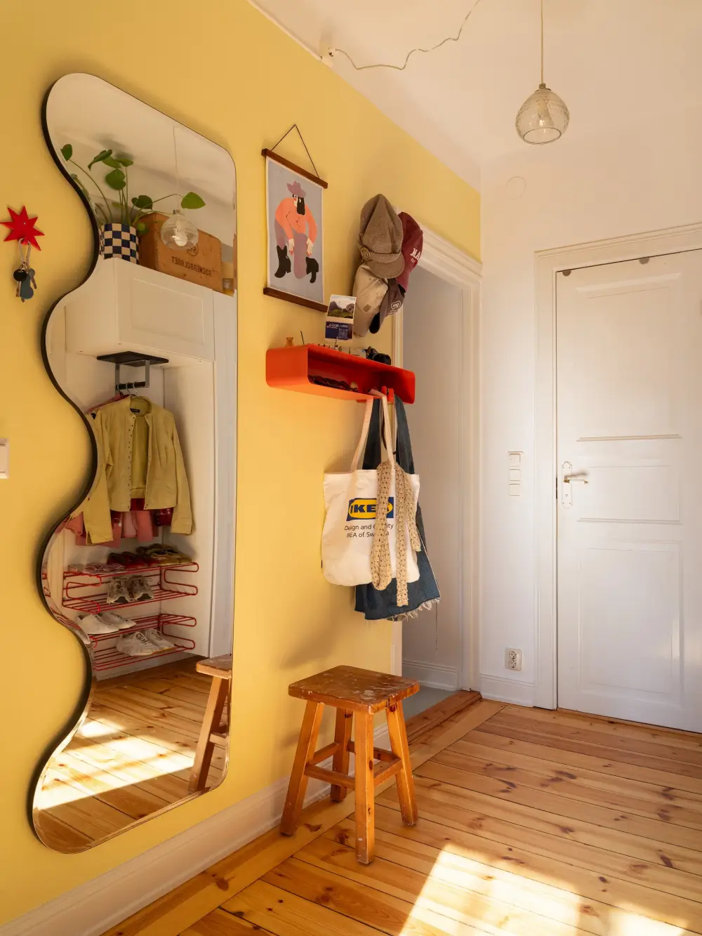 A Small Stockholm Corner Apartment Updated with a Butter-Yellow Kitchen 29 small-corner-apartment-yellow-kitchen-nordroom