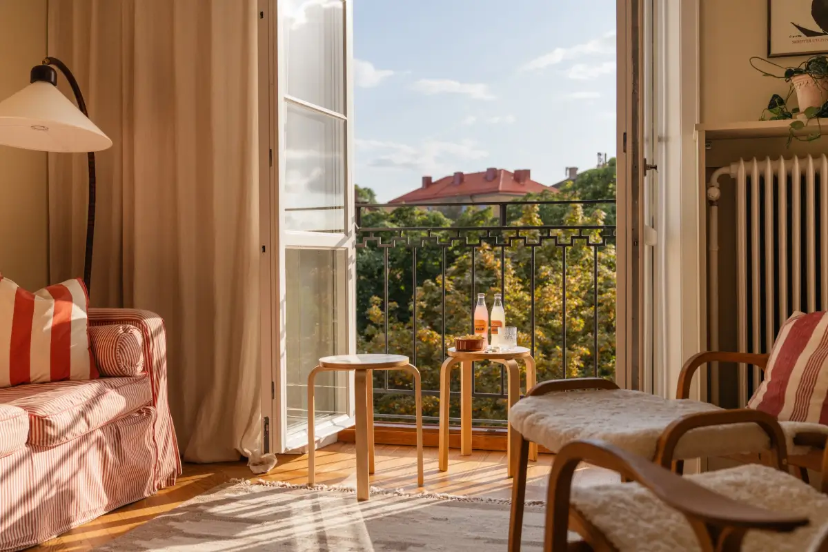 A Soft Palette with Red Accents in a Stockholm Apartment 3 soft-color-palette-red-accents-stockholm-apartment-nordroom