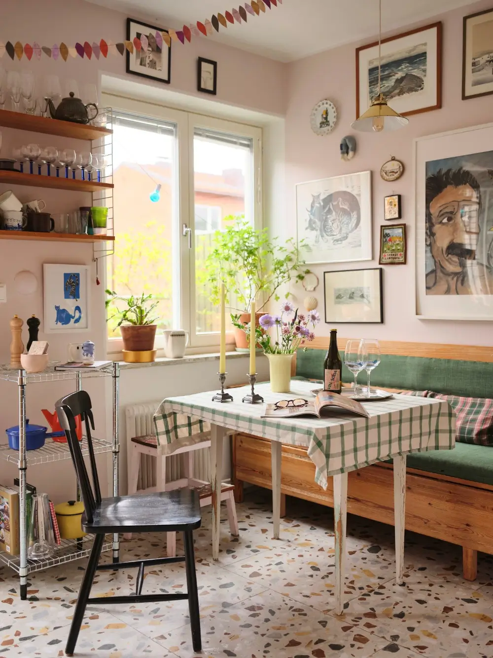 A Renovated Kitchen with Terrazzo Tiles in a 1940s Apartment 7 terrazzo-tiles-1940s-stockholm-apartment-nordroom