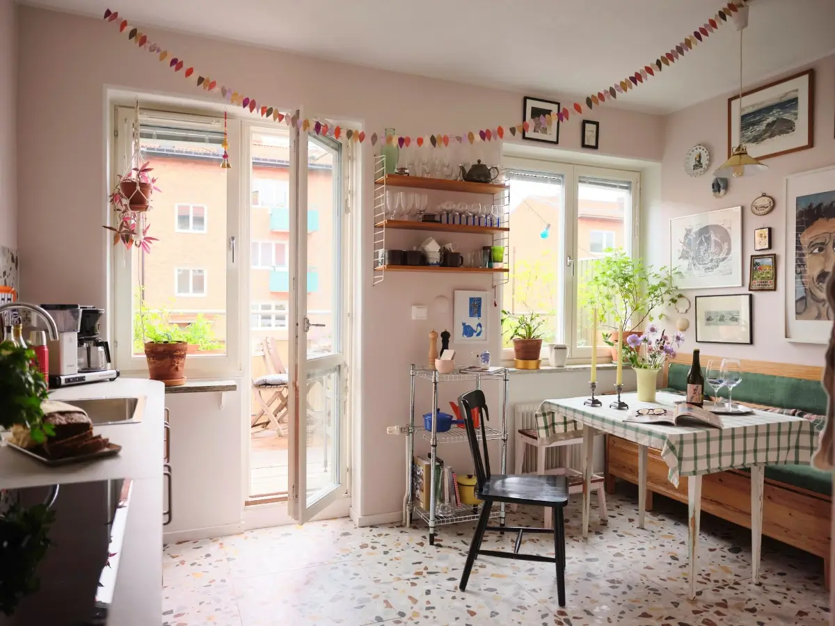 A Renovated Kitchen with Terrazzo Tiles in a 1940s Apartment 5 terrazzo-tiles-1940s-stockholm-apartment-nordroom