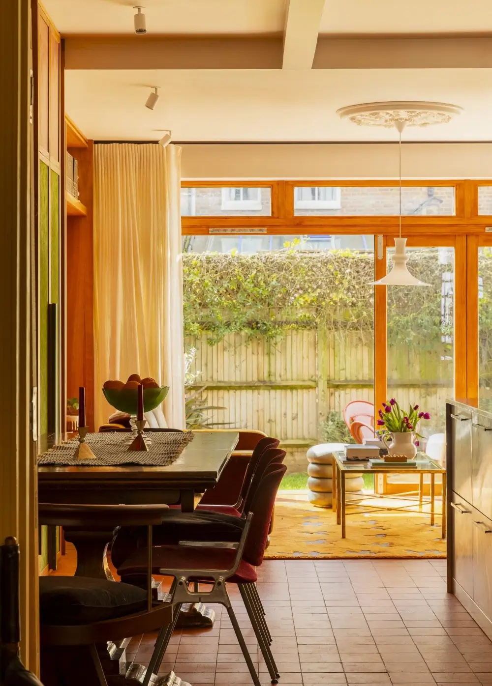 Layered Interiors with Hand-Painted Murals in a London Family Home 7 unique-warm-layered-interiors-edwardian-house-london