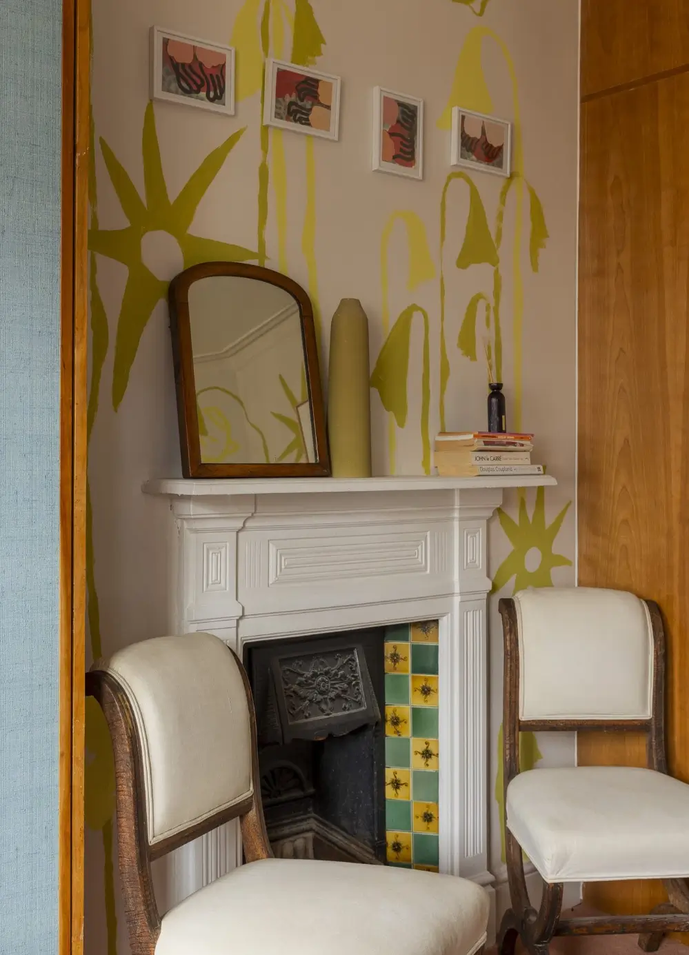 Layered Interiors with Hand-Painted Murals in a London Family Home 21 unique-warm-layered-interiors-edwardian-house-london