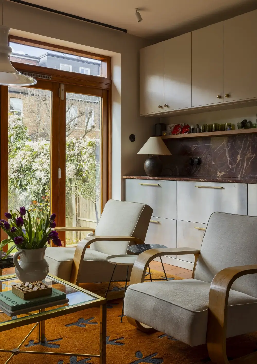 Layered Interiors with Hand-Painted Murals in a London Family Home 4 unique-warm-layered-interiors-edwardian-house-london