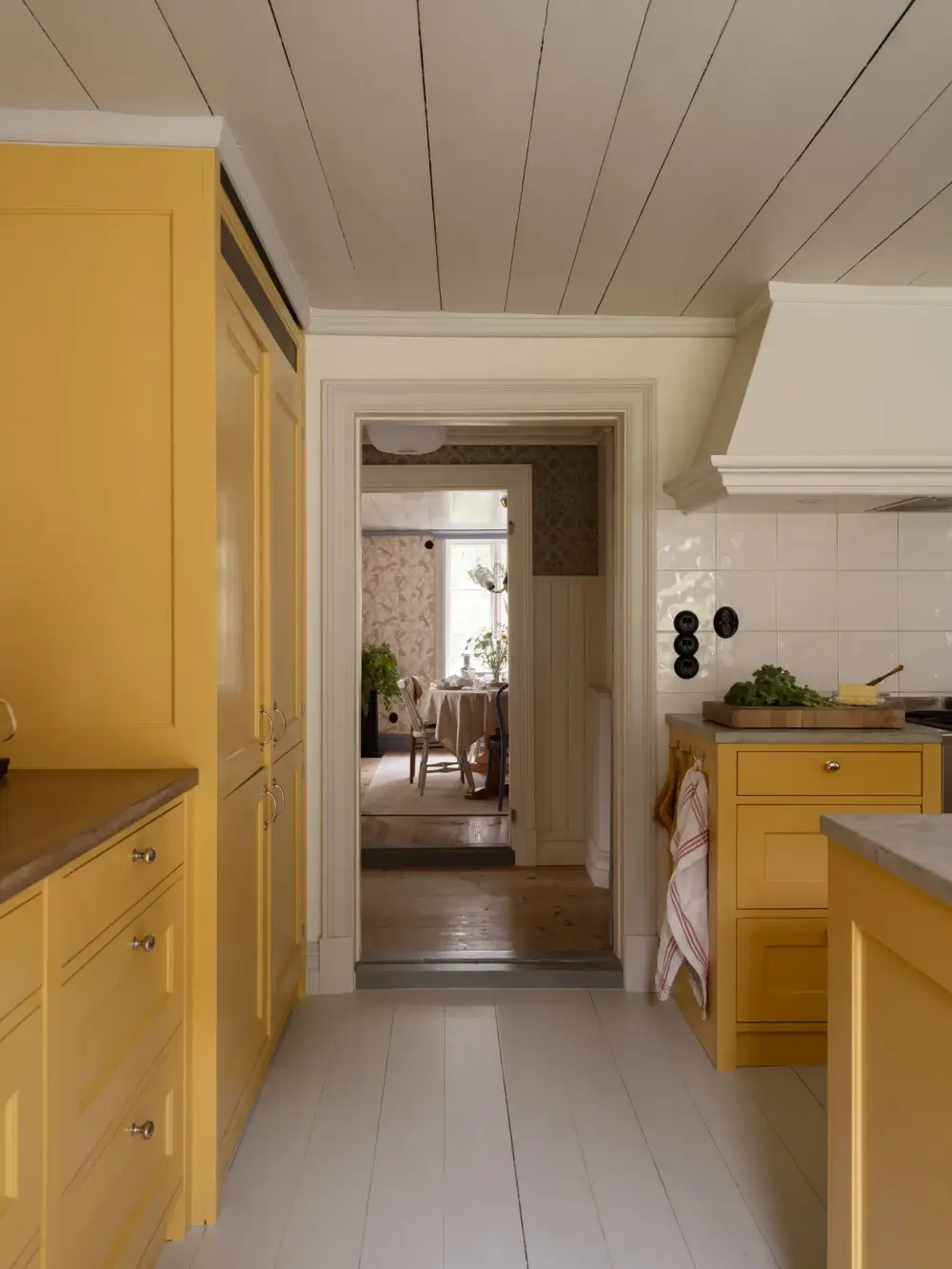 A Yellow Kitchen and Colorful Joinery in a Carefully Restored 1856 Swedish Country House 21 yellow-kitchen-historic-character-renovated-19th-century-home-sweden
