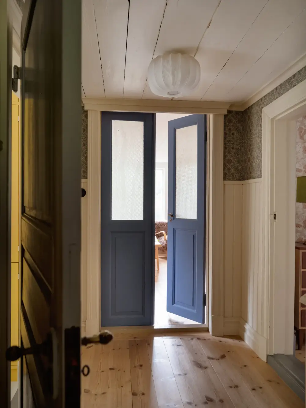 A Yellow Kitchen and Colorful Joinery in a Carefully Restored 1856 Swedish Country House 29 yellow-kitchen-historic-character-renovated-19th-century-home-sweden