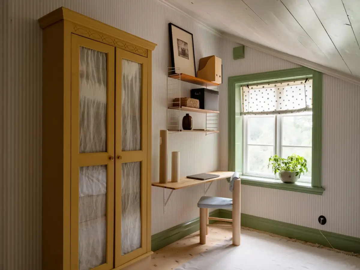 A Yellow Kitchen and Colorful Joinery in a Carefully Restored 1856 Swedish Country House 66 yellow-kitchen-historic-character-renovated-19th-century-home-sweden
