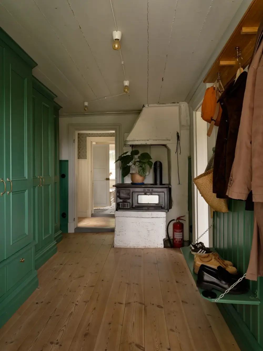 A Yellow Kitchen and Colorful Joinery in a Carefully Restored 1856 Swedish Country House 6 yellow-kitchen-historic-character-renovated-19th-century-home-sweden
