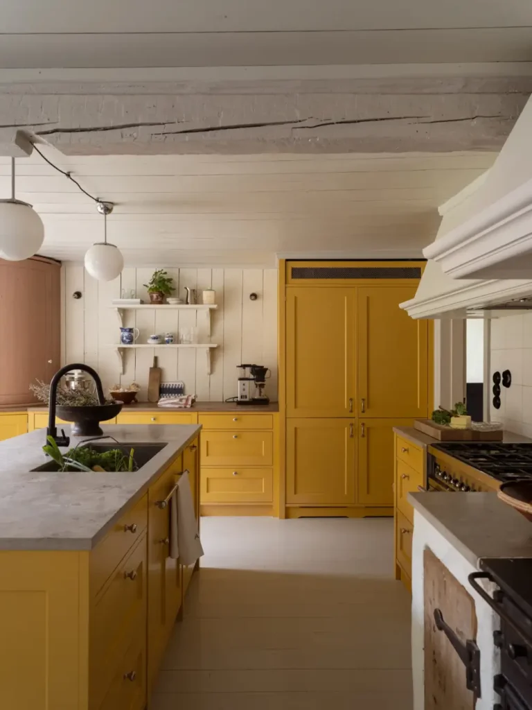 yellow-kitchen-historic-character-renovated-19th-century-home-sweden