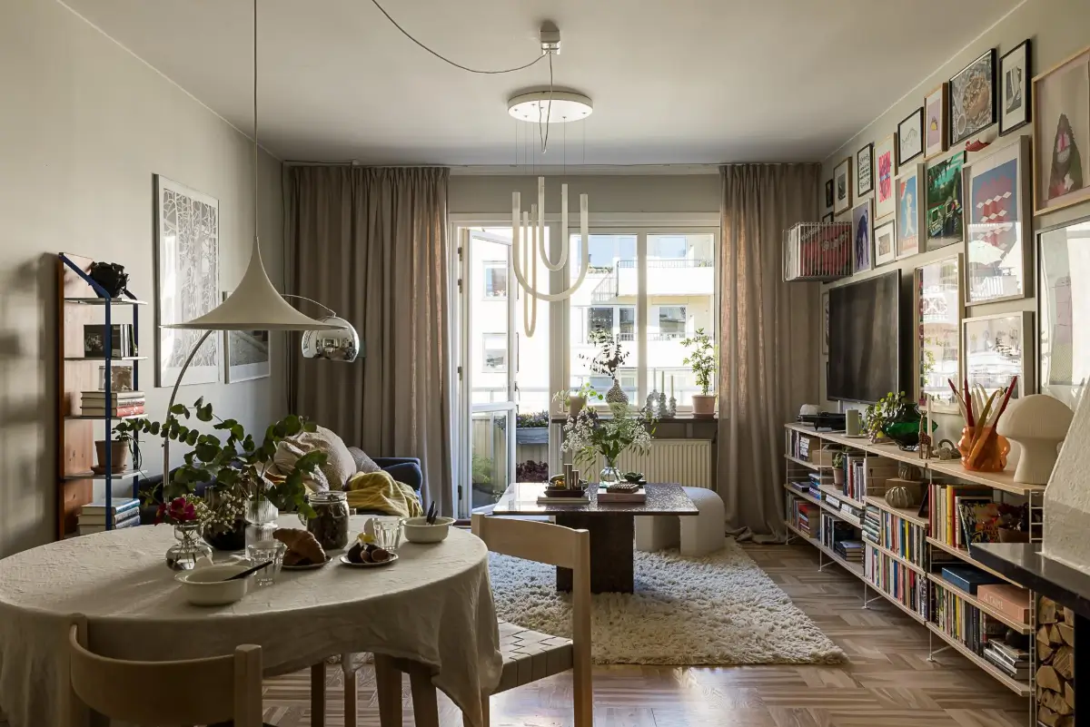 Original Features in a Colorful Midcentury Apartment in Sweden 2 yellow-kitchen-original-features-1940s-apartment-nordroom