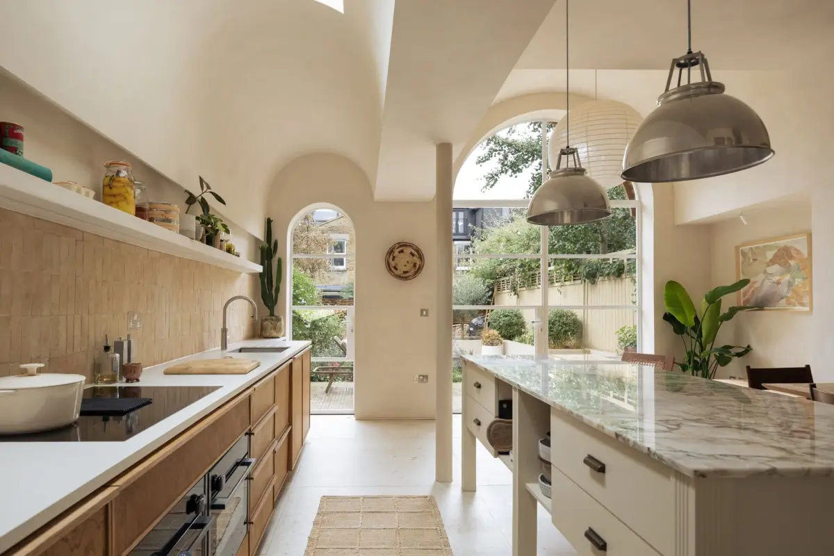 Arched Shapes, Period Details, and Color for a Victorian Family Home 11 arched-forms-light-filled-extended-19th-century-home-london