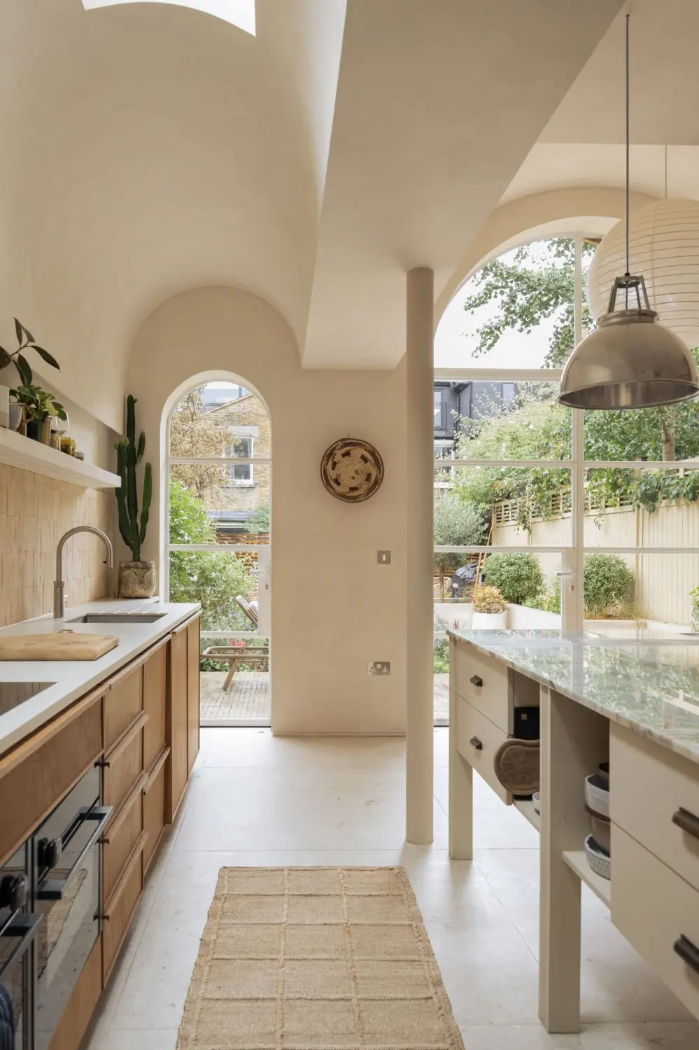 Arched Shapes, Period Details, and Color for a Victorian Family Home 18 arched-forms-light-filled-extended-19th-century-home-london