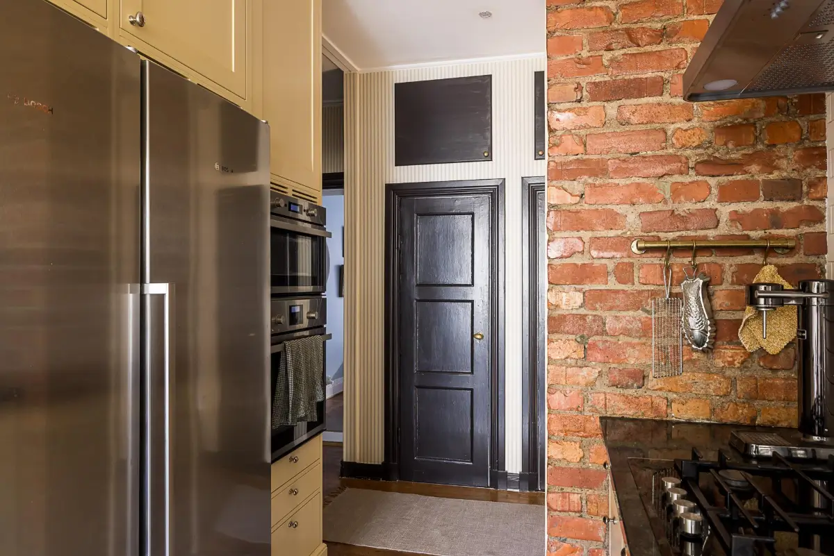 Before & After: A Warm Color Palette and Built-In Bookshelves for a Swedish Home 28 before-and-after-warm-cohesive-color-palette-renovated-turn-of-the-century-apartment-nordroom