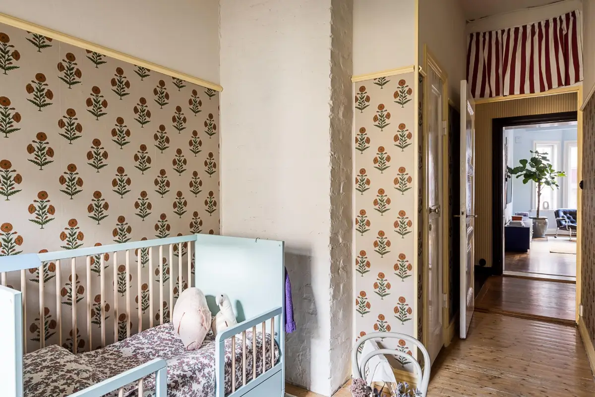 Before & After: A Warm Color Palette and Built-In Bookshelves for a Swedish Home 37 before-and-after-warm-cohesive-color-palette-renovated-turn-of-the-century-apartment-nordroom