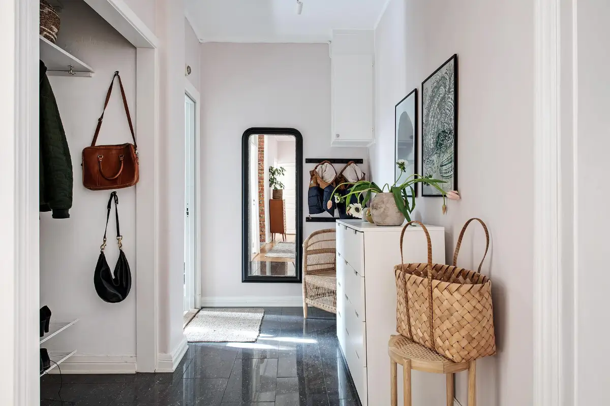 Before & After: A Warm Color Palette and Built-In Bookshelves for a Swedish Home 46 before-and-after-warm-cohesive-color-palette-renovated-turn-of-the-century-apartment-nordroom