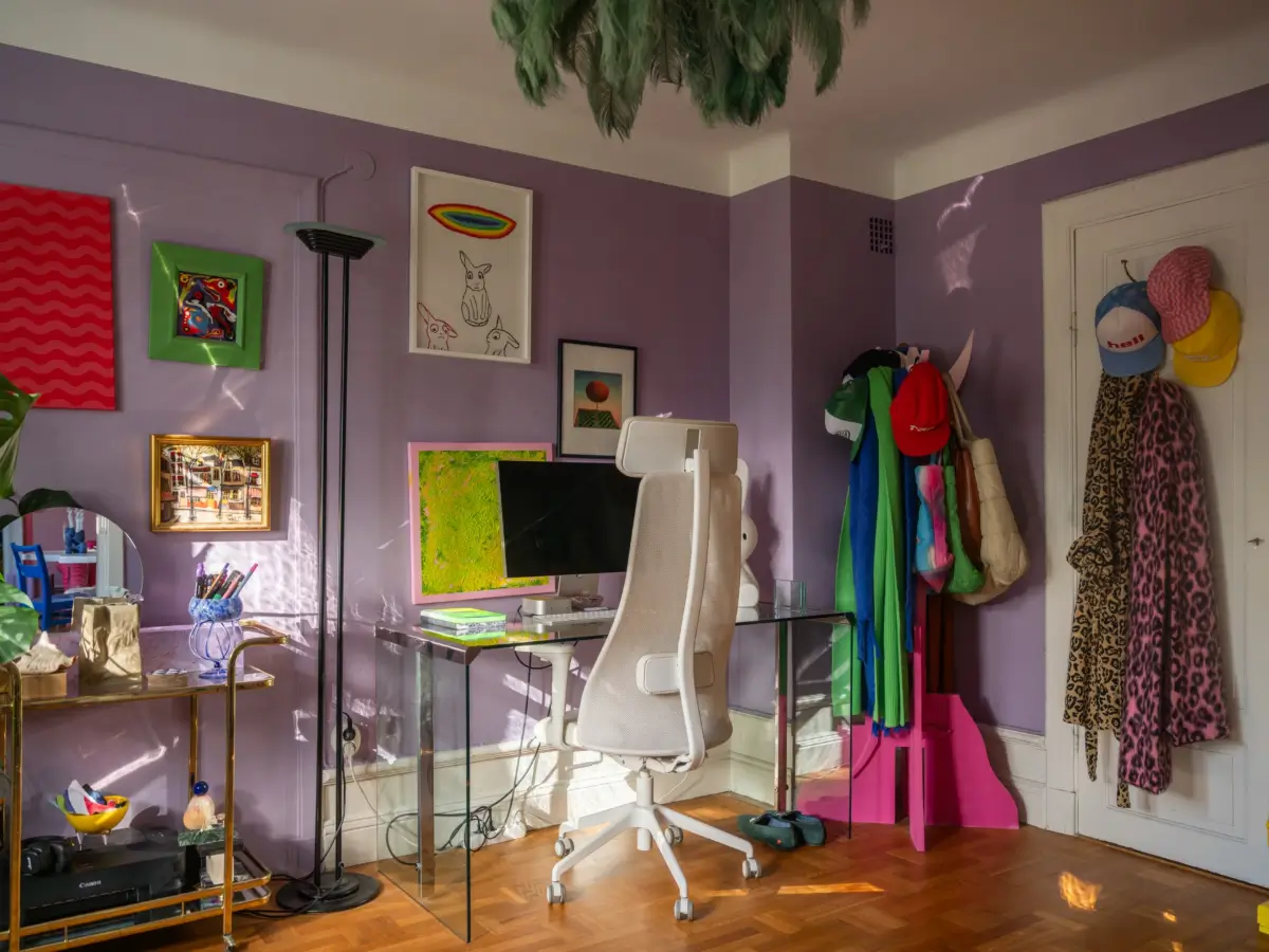 Colorful and Playful Interiors in a Unique Swedish Villa Apartment 22 bold-colors-artsy-furniture-apartment-early-20th-century-manor-house-sweden-nordroom