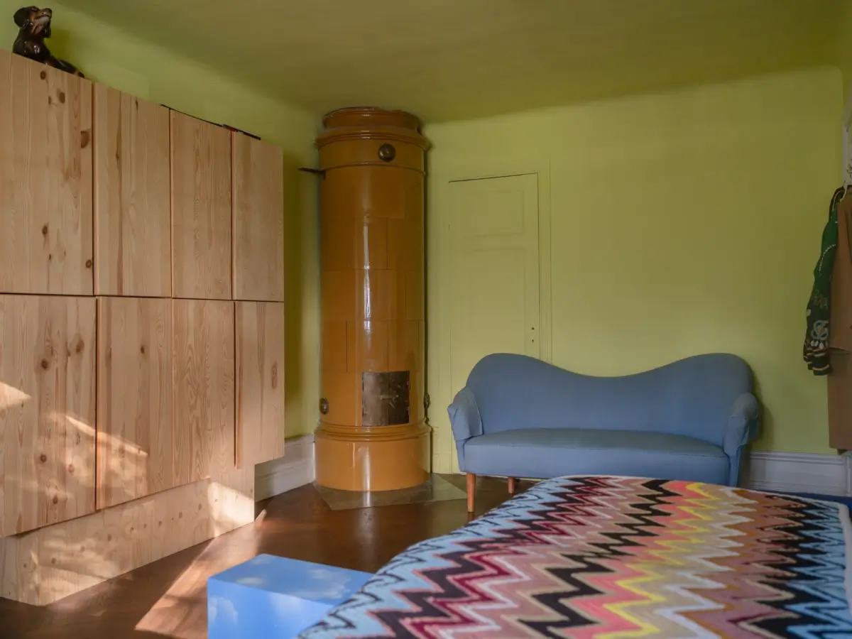Colorful and Playful Interiors in a Unique Swedish Villa Apartment 25 bold-colors-artsy-furniture-apartment-early-20th-century-manor-house-sweden-nordroom
