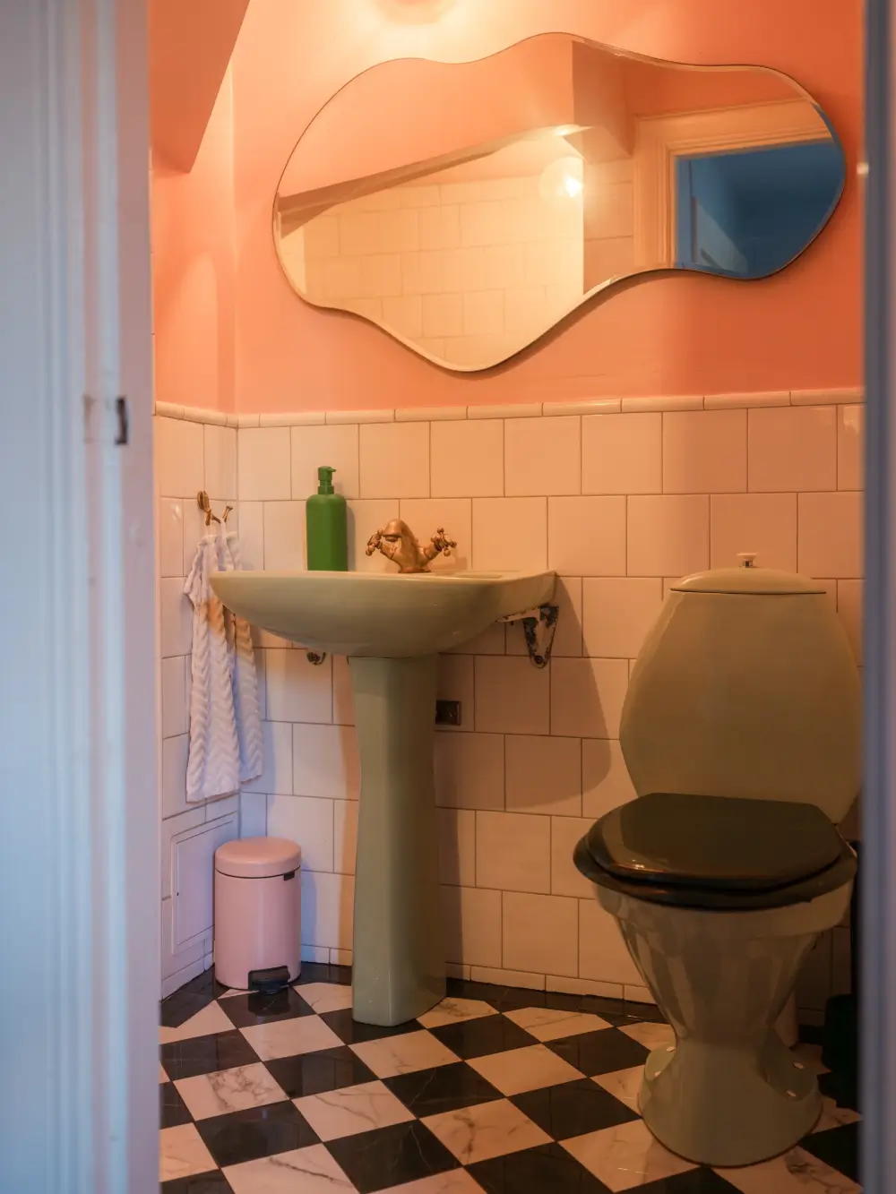 Colorful and Playful Interiors in a Unique Swedish Villa Apartment 28 bold-colors-artsy-furniture-apartment-early-20th-century-manor-house-sweden-nordroom