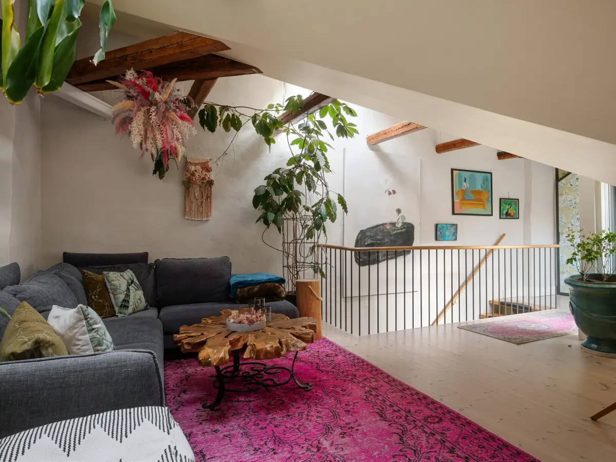 Colorful, Bohemian Interiors in a Turn-of-the-Century Stockholm Duplex 15 colorful-bohemian-duplex-apartment-stockholm
