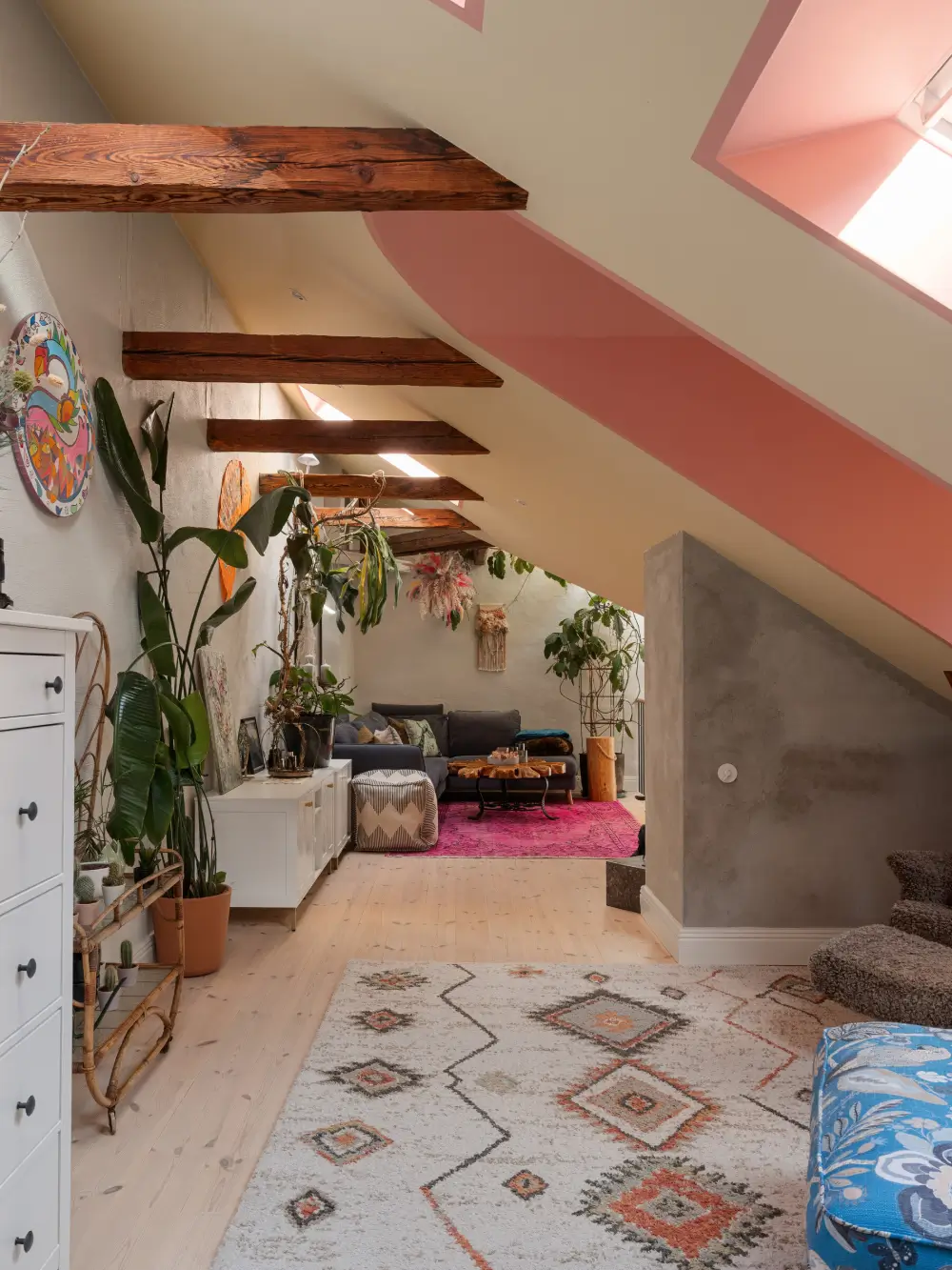 Colorful, Bohemian Interiors in a Turn-of-the-Century Stockholm Duplex 19 colorful-bohemian-duplex-apartment-stockholm