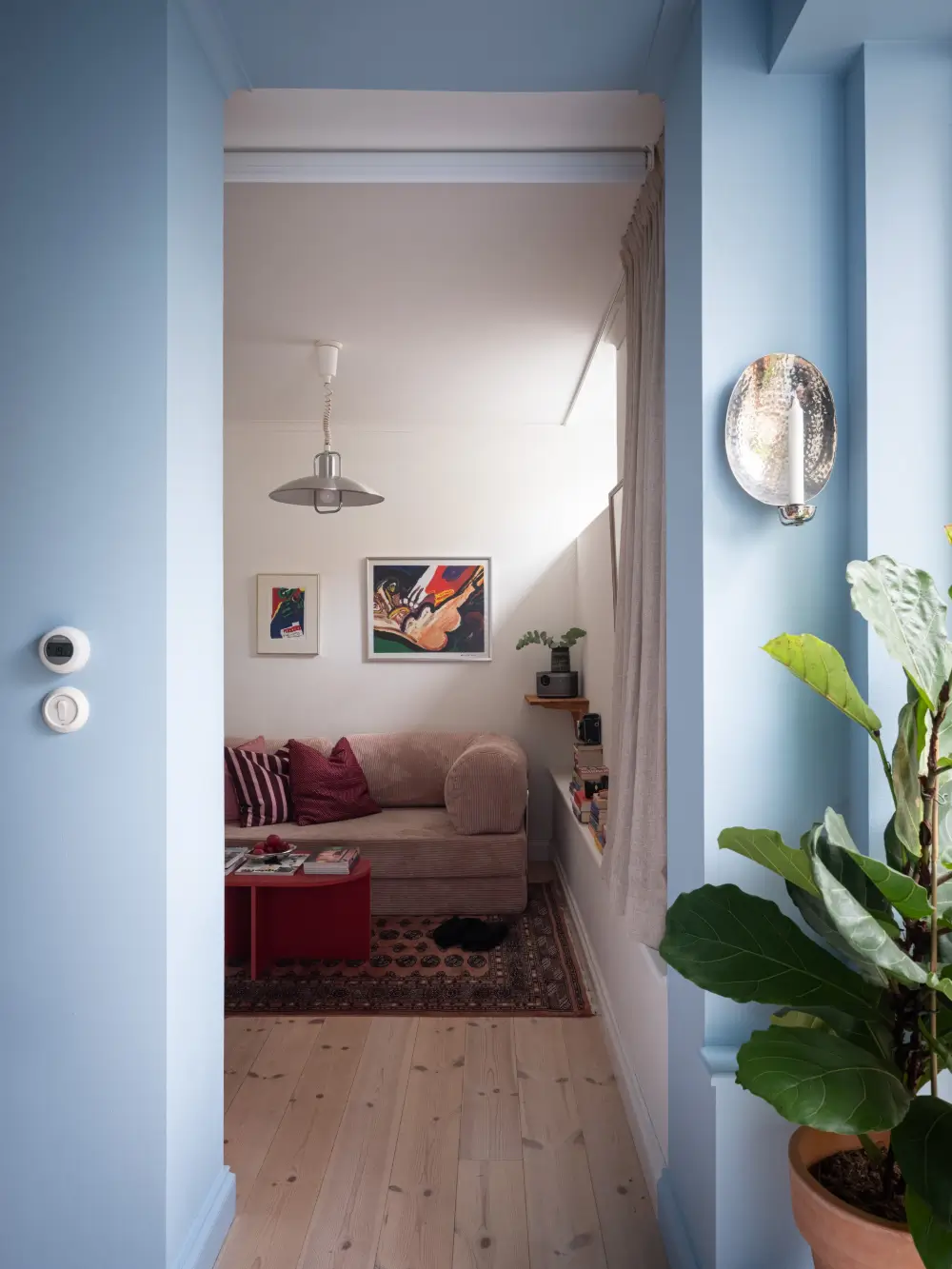 Before & After: A Colorful Update for a Small Basement Apartment 12 colorful-update-small-basement-apartment-stockholm-nordroom
