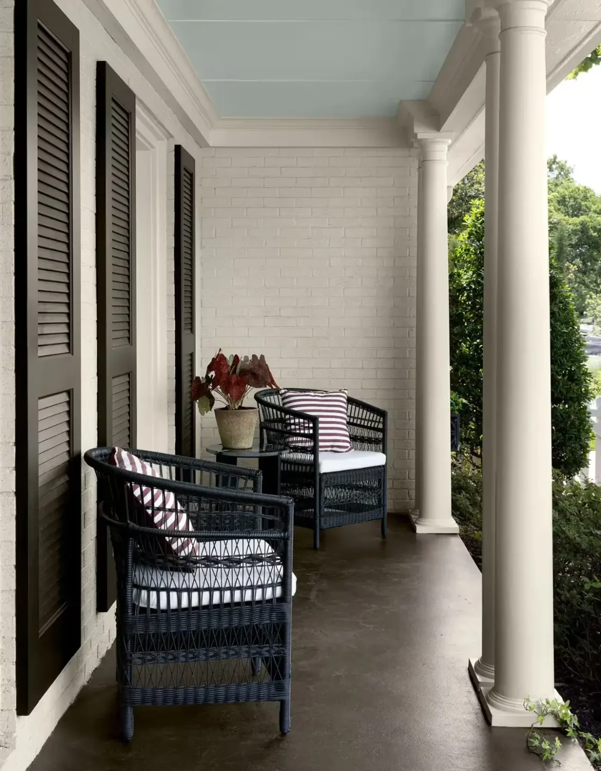 Benjamin Moore's Color of the Year 2027 is Webster Green 14 porch-benjamin-moore-2027-color-palette-nordroom