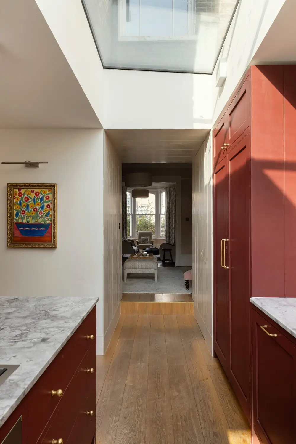 A Victorian Home with a Rich Burgundy Kitchen and Danish Brick Extension 21 rich-burgundy-kitchen-victorian-family-home-london